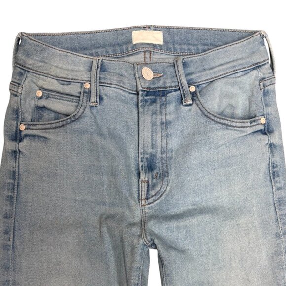 MOTHER THE RASCAL STRAIGHT JEANS IN WHEN IN ROME 25" EUC - Picture 3 of 6